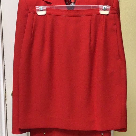 John Meyer vintage red 2pc suit, sz6 - Picture 5 of 8